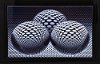 Clearance 3D Spheres On Metal Framed Wall Art