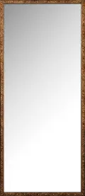 Bronze Rivet Framed Floor Mirror