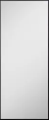 Black Thin Metal Framed Floor Mirror