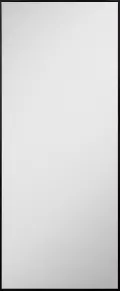 Black Thin Metal Framed Floor Mirror