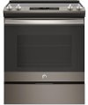JS645ELES GE 30 Inch Slate 5.3 cu. ft. Slide-In Electric Range