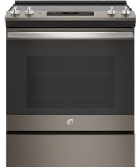 JS645ELES GE 30 Inch Slate 5.3 cu. ft. Slide-In Electric Range