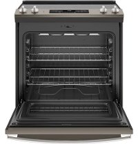 JS645ELES GE 30 Inch Slate 5.3 cu. ft. Slide-In Electric Range-3