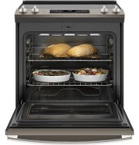 JS645ELES GE 30 Inch Slate 5.3 cu. ft. Slide-In Electric Range-5
