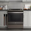JS645ELES GE 30 Inch Slate 5.3 cu. ft. Slide-In Electric Range-6