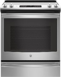JS760SLSS GE 5.3 cu. ft. Electric Range with True European Convection - Stainless Steel