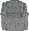 Smoke Gray Manual Rocker Recliner - Max -1