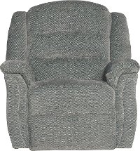 Smoke Gray Manual Rocker Recliner - Max
