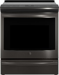 PHS930BLTS GE Profile Series Slide-In Induction and Convection Range - Black Stainless Steel