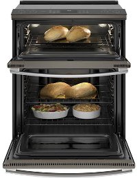 PS960ELES GE Profile Double Oven Electric Smart Range - 6.6 cu. ft. Slate-3