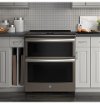 PS960ELES GE Profile Series Slide-In Electric Double Oven Convection Range - Slate-5