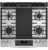 JGS760SELSS GE 30 Inch Slide-In Front Control Convection Gas Range - Stainless Steel-2