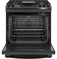 JGS760BELTS GE Gas Range - 5.6 cu. ft. Black Stainless Steel-3