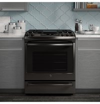 JGS760BELTS GE Gas Range - 5.6 cu. ft. Black Stainless Steel-5