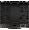 JGS760BELTS GE Slide-In Front Control Convection Gas Range - Black Stainless Steel-2