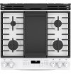 JGS760DELWW GE 30 Inch Slide-In Convection Gas Range - White-2