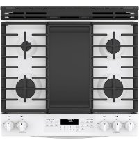 JGS760DELWW GE Gas Range - 5.6 cu. ft. White-2