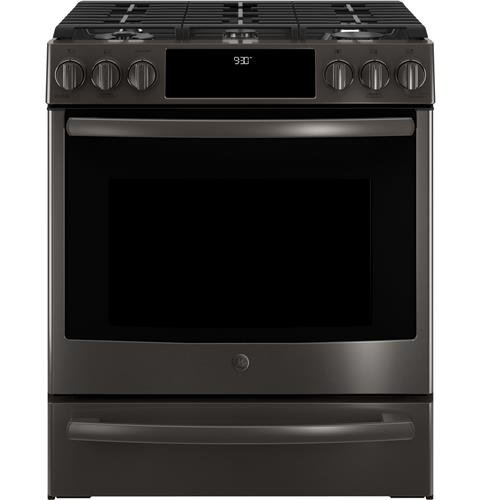 PGS930BELTS GE Profile Gas Range - 5.6 cu. ft. Black Stainless Steel-1