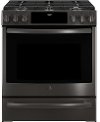 PGS930BELTS GE Profile Gas Range - 5.6 cu. ft. Black Stainless Steel