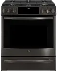 PGS930BELTS GE Profile Gas Range - 5.6 cu. ft. Black Stainless Steel