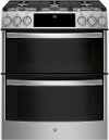 PGS960SELSS GE Profile Double Oven Gas Range - 6.7 cu. ft. Stainless Steel