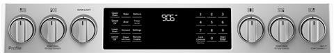 PGS960SELSS GE Profile Double Oven Gas Range - 6.7 cu. ft. Stainless Steel-4