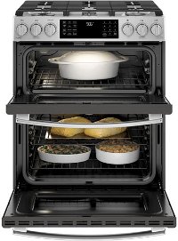 PGS960SELSS GE Profile Double Oven Gas Range - 6.7 cu. ft. Stainless Steel-5
