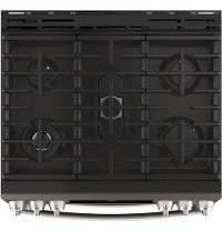 PGS960EELES GE Profile Double Oven Gas Range - Black Stainless Steel-2