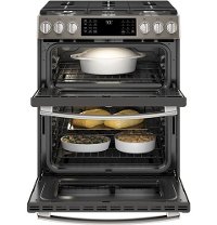 PGS960EELES GE Profile Double Oven Gas Range - Black Stainless Steel-5