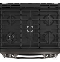 PGS960BELTS GE Profile Double Oven Gas Range - 6.7 cu. ft. Black Stainless Steel-3