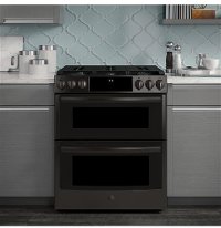 PGS960BELTS GE Profile Double Oven Gas Range - 6.7 cu. ft. Black Stainless Steel-6