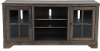 66 Inch Charcoal Brown TV Stands - Dilworth