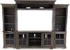 Storm Gray 4 Piece Chic Entertainment Center - Dilworth