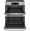 C2S995SELSS GE Café Series 6.7 cu. ft. Slide-In Front Control Dual-Fuel Double Oven with Convection Range - Stainless Steel-3