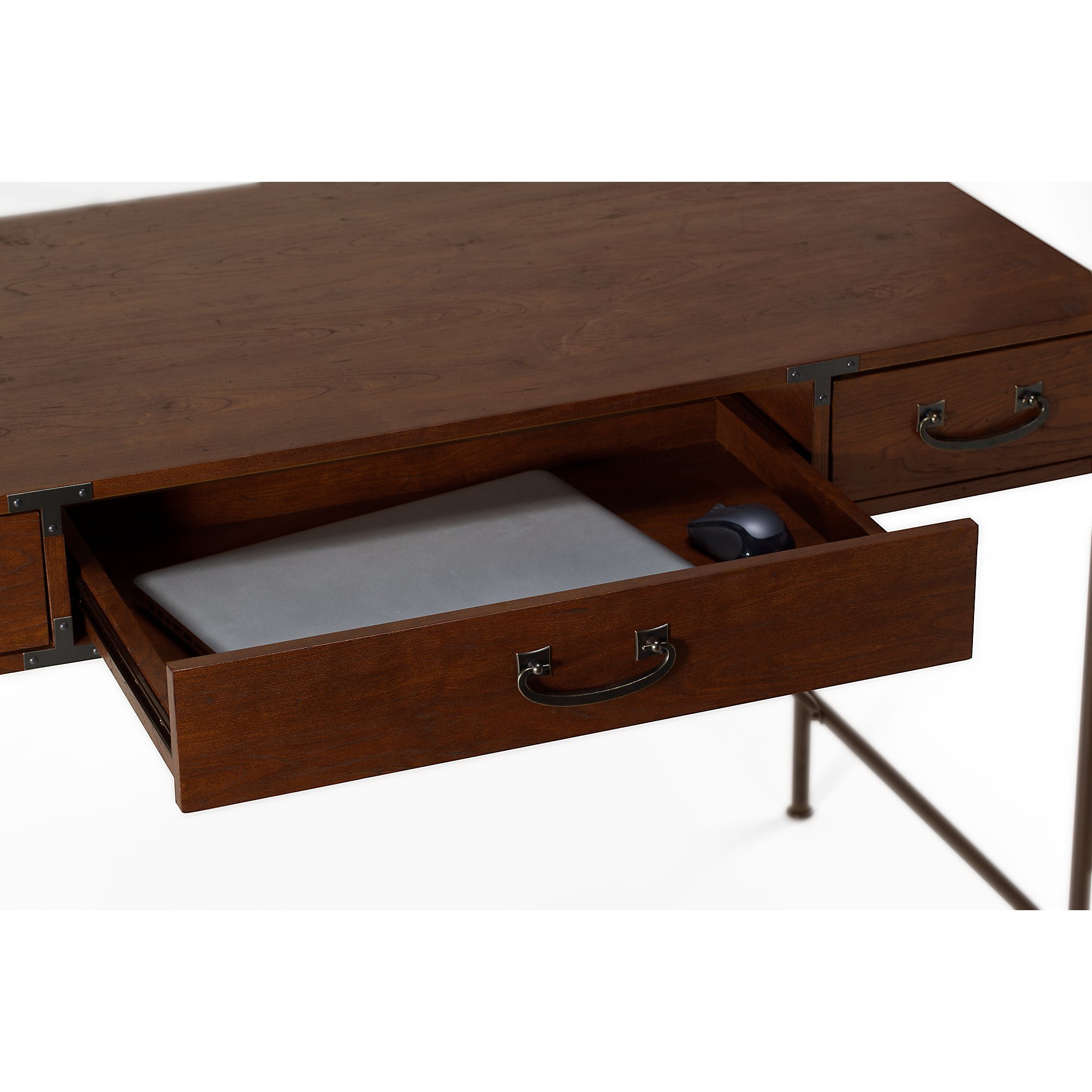 Cherry Writing Desk (48 Inch) - Ironworks-3