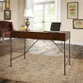 KI50201-03 Ironworks Cherry Writing Desk (48 Inch) - Bush Furniture