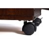 Cherry 2 Drawer File Cabinet on Wheels - Ironworks-5