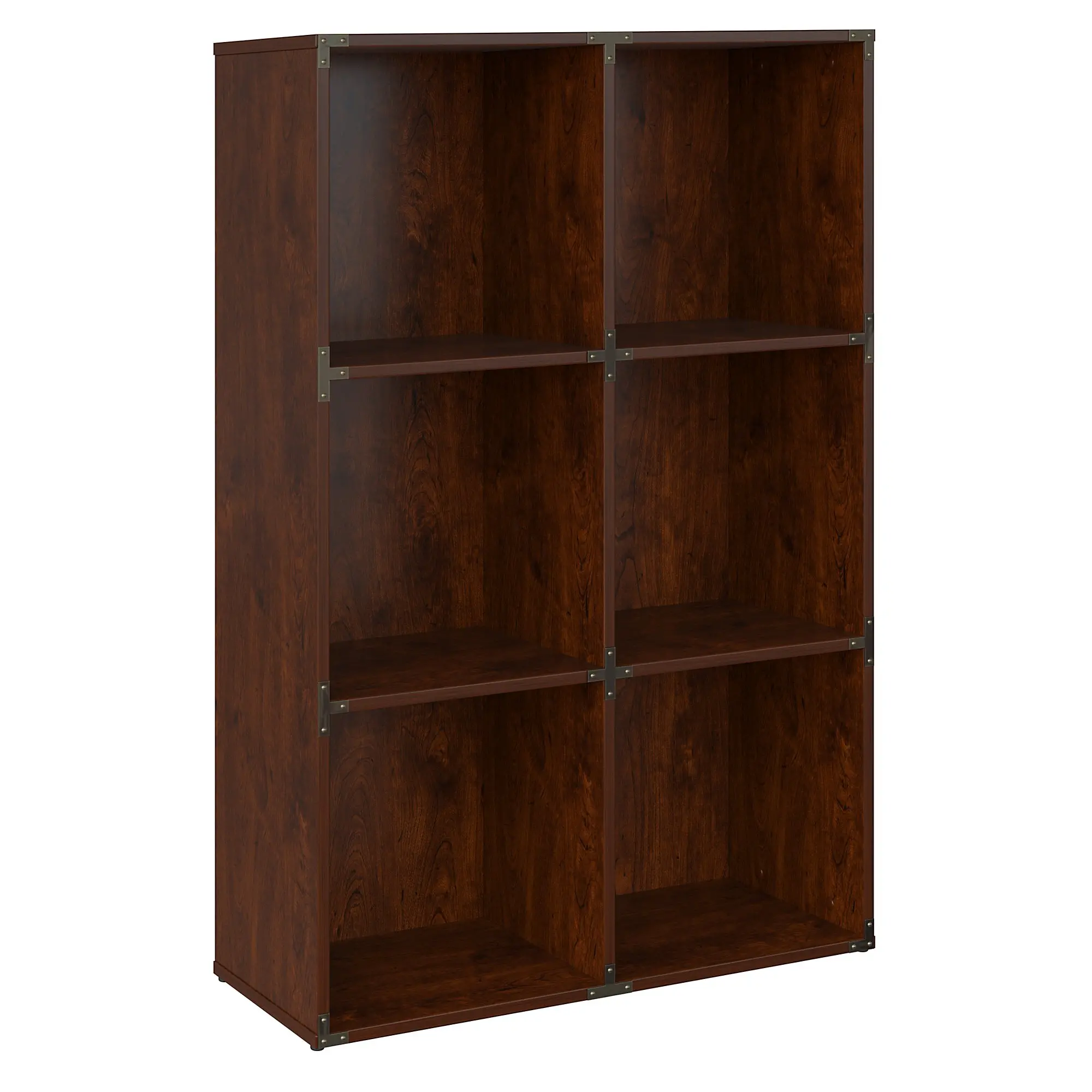 KI50203-03 Cherry 6-Cube Bookcase - Ironworks-2