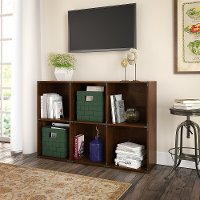 Cherry 6-Cube Bookcase - Ironworks-3