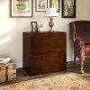Cherry 2 Drawer Lateral File Cabinet - Ironworks