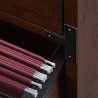 Cherry 2 Drawer Lateral File Cabinet - Ironworks-3