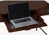 Cherry Writing Desk and 2- Drawer File Cabinet (48 Inch) - Ironworks-4