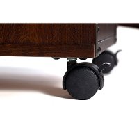 Cherry Writing Desk and 2- Drawer File Cabinet (48 Inch) - Ironworks-7