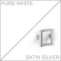 White 3 Drawer File Cabinet - Echo-3