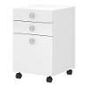 White 3 Drawer File Cabinet - Echo-4