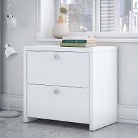 White 2 Drawer Lateral File Cabinet - Echo