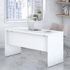 White Credenza Desk (60 Inch) - Echo