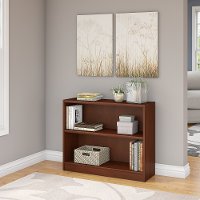 Cherry Brown 2-Shelf Bookcase - Universal