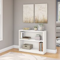 White 2-Shelf Bookcase - Universal