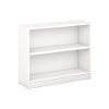 White 2-Shelf Bookcase - Universal-2